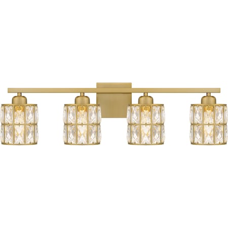Quoizel Gibson Bath 4 Lights Aged Brass GIB8630AB